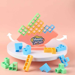 16Pcs Tetra Tower Game Stacking Blocks Balance Puzzle Assembly Bricks Kids Toys~