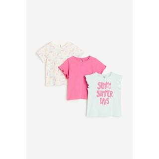 H&amp;M  Girl 3-pack cotton tops 0932232_2