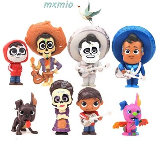 Mxmio ฟิกเกอร์การ์ตูนอนิเมะ Pixars COCO 8 ชิ้น ต่อชุด