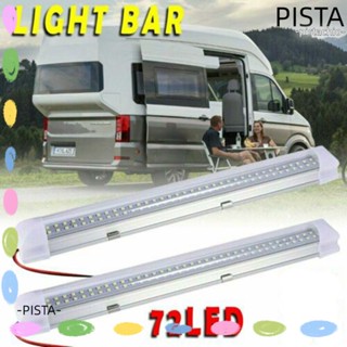 Pista แถบไฟ LED 72 ดวง เปิด/ปิด สวิตช์รถบัส คาราวาน เรือ 12V