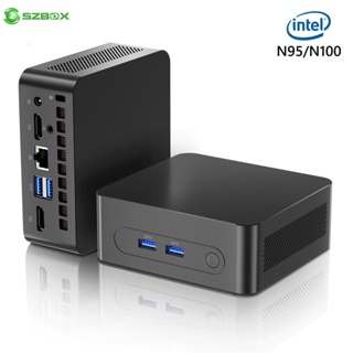 Szbox GK Alder Lake N100 / N95 มินิพีซี บลูทูธ USB3.2 จอแสดงผลคู่ Windows 11 PRO มินิ คอมพิวเตอร์ 3200Hz DDR4 NVME SSD