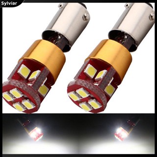 [sylviar] หลอดไฟ Led Ba9s 3030 12smd W5w สําหรับติดป้ายทะเบียนรถยนต์ 1 คู่