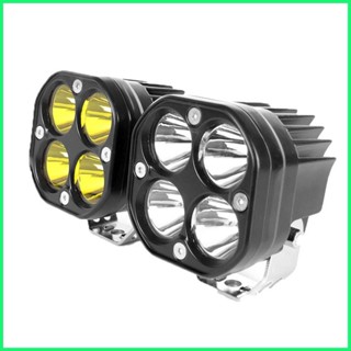 ไฟตัดหมอก LED 4000LM 3X3 40W อุปกรณ์เสริม สําหรับรถยนต์ออฟโร้ด