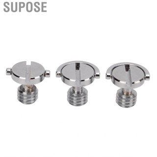 Supose 3 Pcs  Screws 3/8 Inch Thread Quick Release  Mounting Screw Camer ZIN