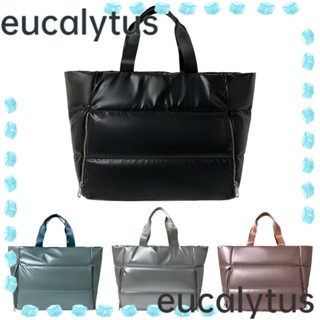 Eucalytus1 กระเป๋าถือ กระเป๋าช้อปปิ้ง กันน้ํา โยคะ ฟิตเนส ขนปุย