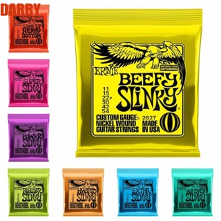 Darby Ernie Ball สายกีตาร์ไฟฟ้า นิกเกิลใส 6 สาย