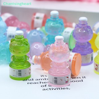 &lt;Chantsingheart&gt; ขวดน้ําเรืองแสง ลายการ์ตูนแมว DIY สําหรับตกแต่ง 1 ชิ้น