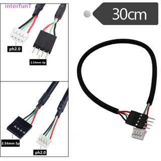 [InterfunT] เมนบอร์ดแปลงสายเคเบิล PH2.0 เป็น DuPont 2.54 PH2.0 เป็น DuPont 2.54 มม. 4Pin ตัวผู้ 5Pin ตัวเมีย USB 2.0 30 ซม. [ใหม่]