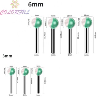 【COLORFUL】Cutter 3/4Pcs Carbide Grinding Convenient Labor-saving Spherical Ball Cutter