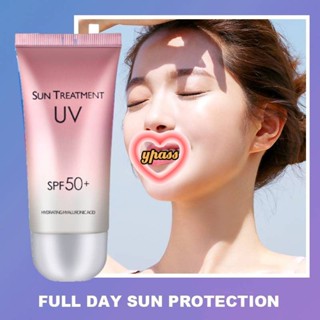 CYREAL CYREAL ครีมกันแดด Spf50 Sun Treatment Uv Whitening ช่วยป้องกันผิวรังสีอัลตราไวโอเลต,ล่าช้าริ้วรอยผิว,แสง,บาง,ไม่เหนียว,ไม่ถูโคลน