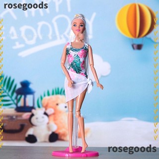 Rosegoods1 ชุดว่ายน้ําบิกินี่ลําลอง 30 ซม. แฟชั่นฤดูร้อน สําหรับเด็กผู้หญิง