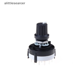 Alittlesearcer สวิตช์โรตารี่ 3 ขา 4 ตําแหน่ง สีดํา