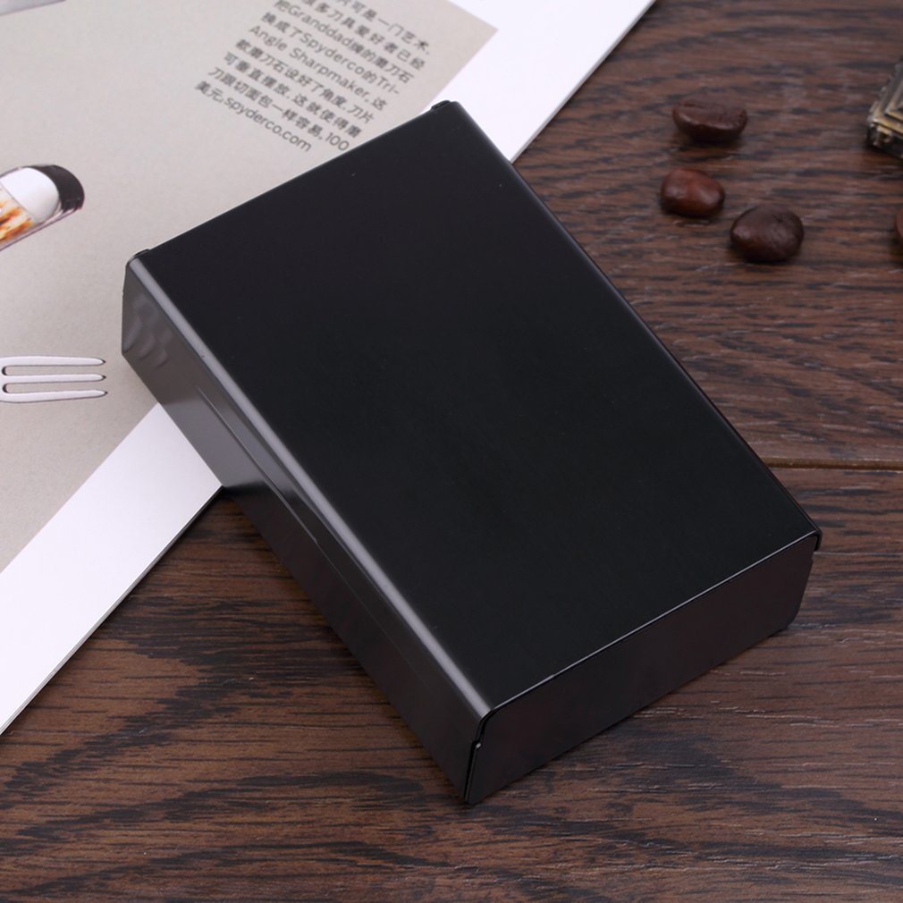 【yunhai】Push Open Aluminum Cigar Cigarette Tobacco Holder Pocket Storage Box Case