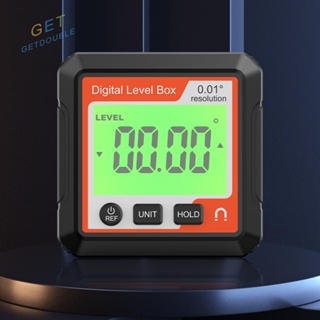 [Getdouble.th] เครื่องวัดมุมดิจิทัล LCD 360 องศา สําหรับงานไม้