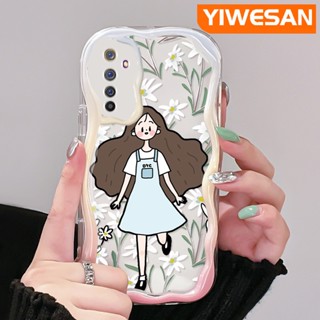 เคสโทรศัพท์มือถือนิ่ม แบบใส ลายดอกไม้ สีสันสดใส สําหรับ Realme 6 Pro 6s Narzo