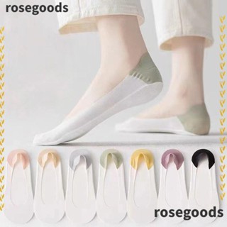 Rosegoods1 ถุงเท้า ผ้าเรยอน แบบบาง มองไม่เห็น สําหรับผู้หญิง 3 คู่