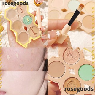 Rosegoods1 คอนซีลเลอร์บํารุงรอบดวงตา ให้ความชุ่มชื้น กันน้ํา แบบพกพา 6 สี