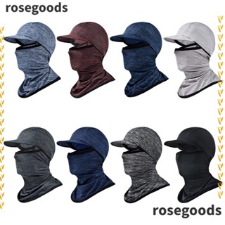 Rosegoods1 หมวกกันน็อค ผ้าเรยอน กันแดด สําหรับขี่จักรยานยนต์ 1 ชิ้น