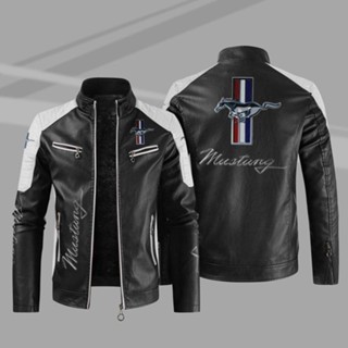 FORD MUSTANG LOGO jacket windbreaker car driving leather long-sleeved thin section rainproof jacket