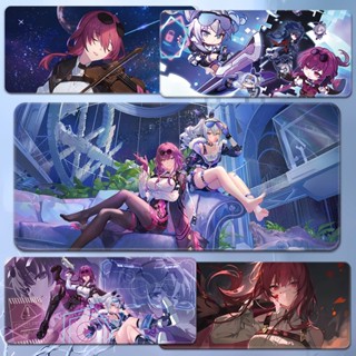 Honkai: Star Rail Oversized computer table mat Kafka High definition mouse pad Anime game peripheral Keyboard pad custom Honkai : Star รางคอมพิวเตอร์ขนาดใหญ่เสื่อคอมพิวเตอร์ Kafka ความละเอียดสูงแผ่นรองเมาส์อะนิเมเกมต่อพ่วงแป้นพิมพ์ ที่กำหนดเอง