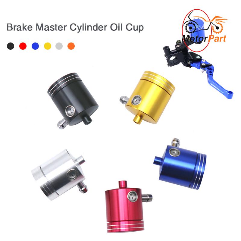 MOTOPARTS SHOP CNC Motorcycle Fluid Oil Cup Reservoir with Rubber Pipe for Yamaha Honda