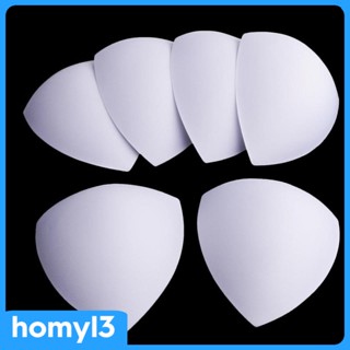 [Homyl3] แผ่นบราชั้นใน บิกินี่ ทรงสามเหลี่ยม สีขาว 3 คู่