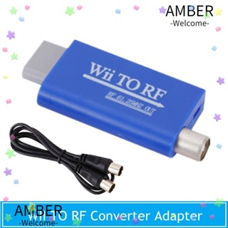 Amber อะแดปเตอร์ มืออาชีพ ไม่ทําให้เสีย หน้าจอทีวีเก่า Wii เป็น RF