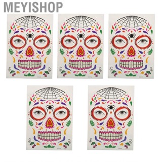 Meyishop Halloween Makeup    Sweatproof Safe Multipurpose Rich Patterns Funny Cosplay Face for Art Stage Christmas