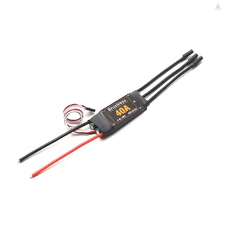 Funygame ตัวควบคุมความเร็วอิเล็กทรอนิกส์ 40A ESC 2-4S พร้อมหัวกล้วย 5V 3A BEC 3.5 มม. สําหรับเครื่องบิน เฮลิคอปเตอร์ เรือ FPV F450