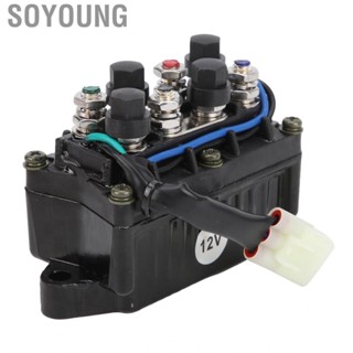 Soyoung Winch Solenoid Switch Relay Contactor 0409-066  0436-700 12V Replacement for Arctic  Snowmobile Kit 1436-805