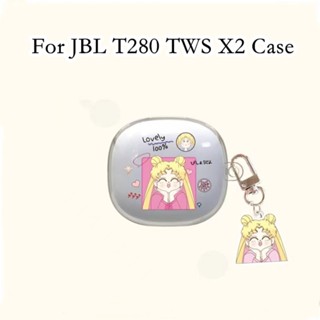 【ของแท้】เคสหูฟัง แบบนิ่ม ลายการ์ตูน สําหรับ JBL T280 TWS X2 JBL T280 TWS X2