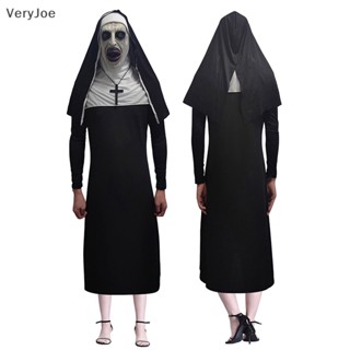 [VeryJoe] หน้ากากคอสเพลย์ The Horror Scary Nun Valak สําหรับผู้ชาย ผู้หญิง [TH]