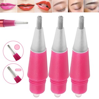 Yagami Stitch 3 pcs Professional 108 เข็มเข็ม Microblading Fast Coloring Eyebrow Lip Tattoo Needle