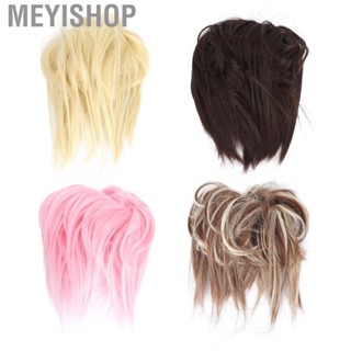 Meyishop Tousled Hair Bun Wig Adjustable Natural Elastic Band Messy Hairpieces Fo Cso