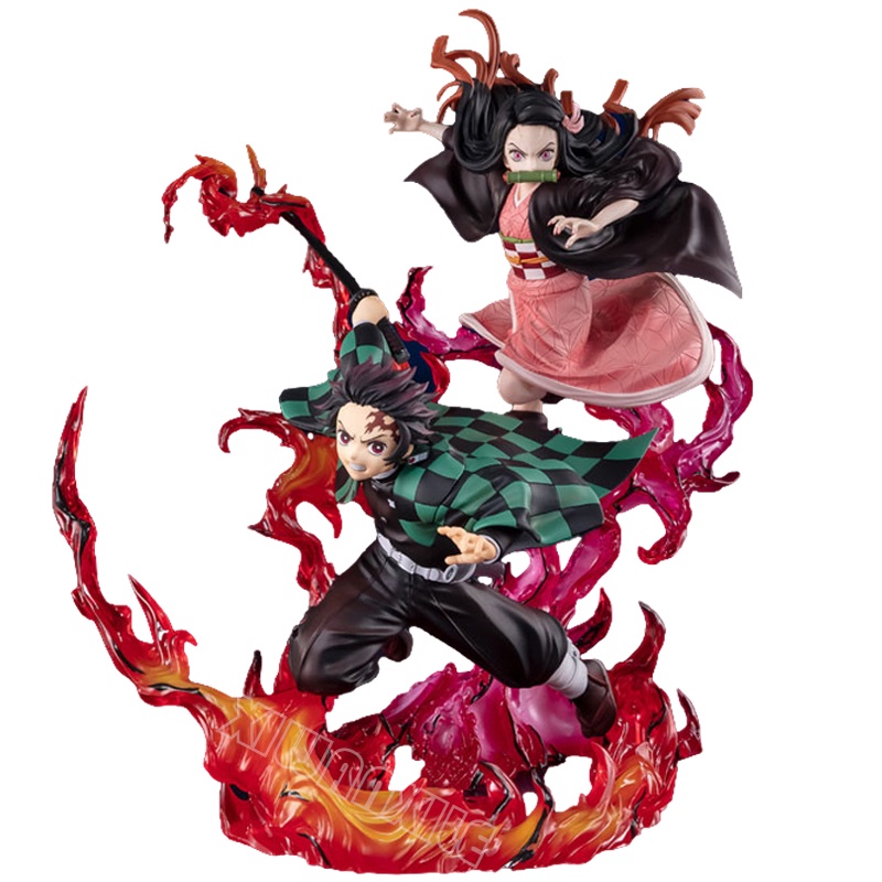 24cm Demon Slayer Anime Figure Figuarts ZERO Nezuko Kamado Action Figure Demon Blood Art Kimetsu no Yaiba Figure Model D