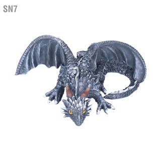 SN7 Big Squatting Dragon Sculpture เรซิ่นเครื่องประดับทำสวนสำหรับบ้านกลางแจ้ง Yard Backyard