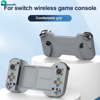 Telescopic Bluetooth-Compatible ใหม่ Controller สำหรับ N-Switch D5 Macro Definition LED Backlight Controller สำหรับ IOS Android Wireless Gamepad สำหรับ PS4 Home home