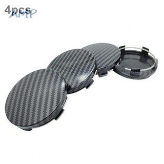 ⚡NEW 8⚡Wheel Center Cap 4pcs 60mm ABS Plastic Carbon Fiber Pattern Replacement