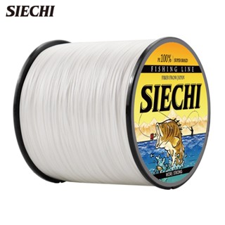 Siechi สายเบ็ดตกปลา PE ถัก 300 ม. 4 เส้น 8 เส้น ทนทาน หลากสี