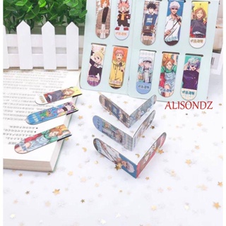 Alisondz มหาเวทย์ผนึกมาร ที่คั่นหนังสือ ของขวัญ เครื่องเขียนน่ารัก คลิปหนีบกระดาษ มาร์กเกอร์ หน้าหนังสือ ผู้ช่วยอ่านหนังสือ นักเรียน เครื่องเขียน ที่คั่นหนังสือ อุปกรณ์การเรียน ฉลากหน้า