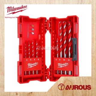 Milwaukee ชุดดอกสว่านคอนกรีต พรีเมี่ยม (8 ชิ้น) 4932-4711-92
