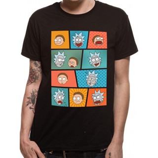 RICK AND MORTY POP ART FACES T Shirt Mens Licensed Merch_03