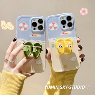 ใหม่ เคสโทรศัพท์มือถือนิ่ม กันตก แบบป้องกัน ตั้งได้ เหมาะกับชายหาด ฤดูร้อน สําหรับ Iphone 14promax 13 12 11 14pro 13promax 13