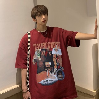 O.O Fashion เสื้อยืด oversize 2023 เสื้อยืดผู้ชาย23022020