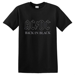 เสื้อยืดแขนสั้นAC /DC - &amp;#39;Back In Back&amp;#39; เสื้อยืดS-5XL