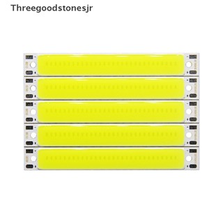 Tgst ขายดี แถบไฟ LED COB 3V 3.7V DC 60 มม. 8 มม. 3W สีขาว น้ําเงิน แดง สําหรับจักรยาน DIY JR