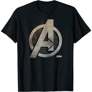 เสื้อยืดแขนสั้น พิมพ์ลายกราฟฟิค Marvel Avengers Infinity War แฟชั่นสําหรับผู้ชาย และผู้หญิง