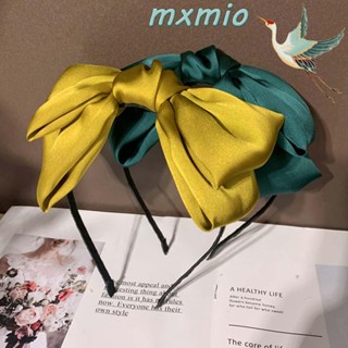 Mxmio ที่คาดผมขนาดใหญ่สีแดง / ฟ้า / เบจ