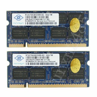 แรมแล็ปท็อป 4GB 2x 2GB HP Compaq nc4400 nc6320 nc6400 nc8430 nw8430 nw8440 nw9440