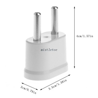 Mis อะแดปเตอร์ปลั๊ก US เป็น EU แปลงไฟติดผนัง สไตล์ยุโรป อเมริกัน อเมริกา ไปยุโรป